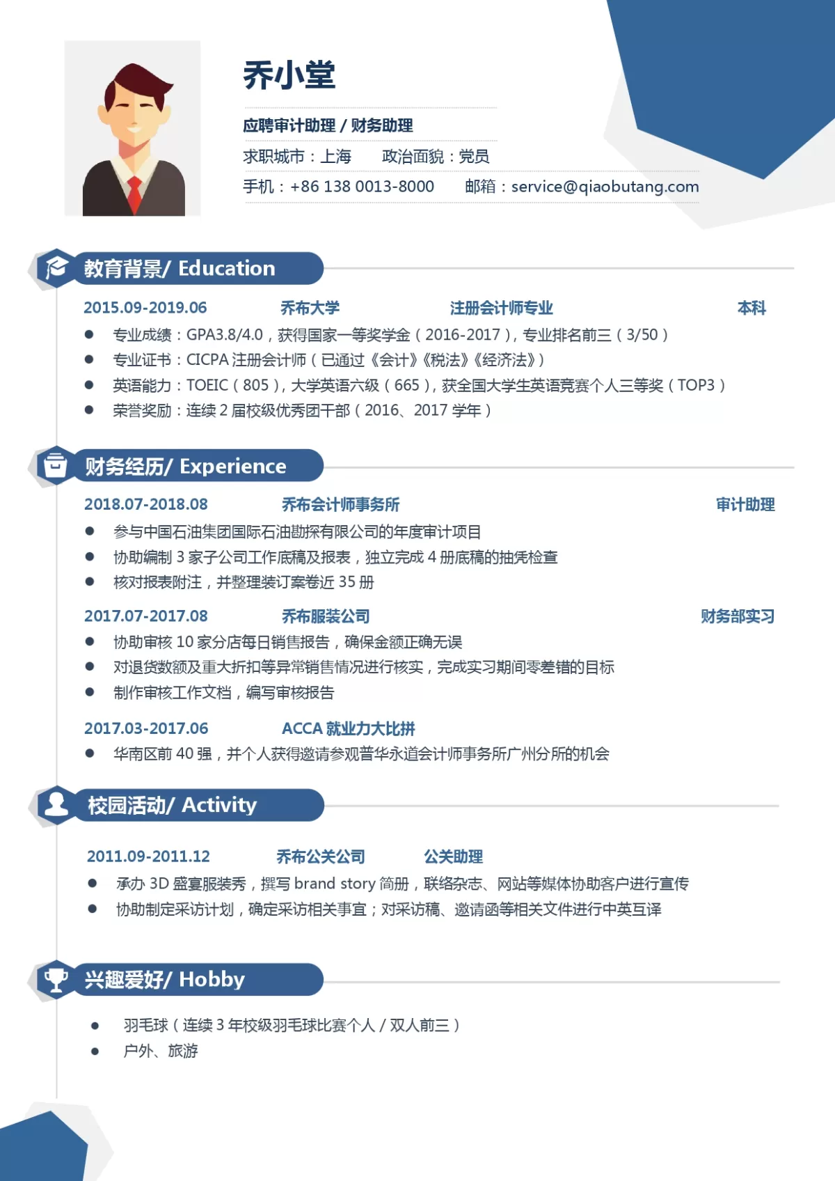 兼职个人简历模板免费下载,哪里能找到可编辑的简单空白模板?